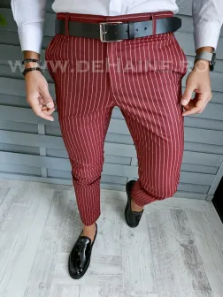 Pantaloni barbati eleganti in dungi B1758 O1-5.3